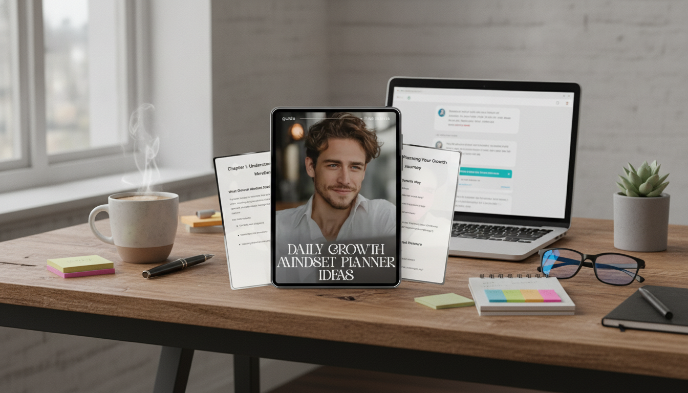 Daily Growth Mindset Planner: Goals, Reflection & AI Check-ins