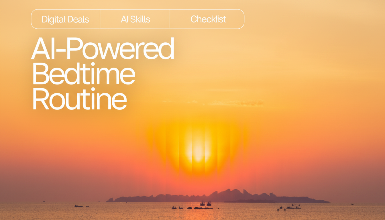 AI Bedtime Routine Checklist: Smart Wind-Down Planner