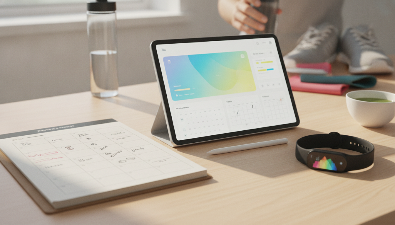 AI Fitness Progress Tracker: Printable & Digital Weekly Log