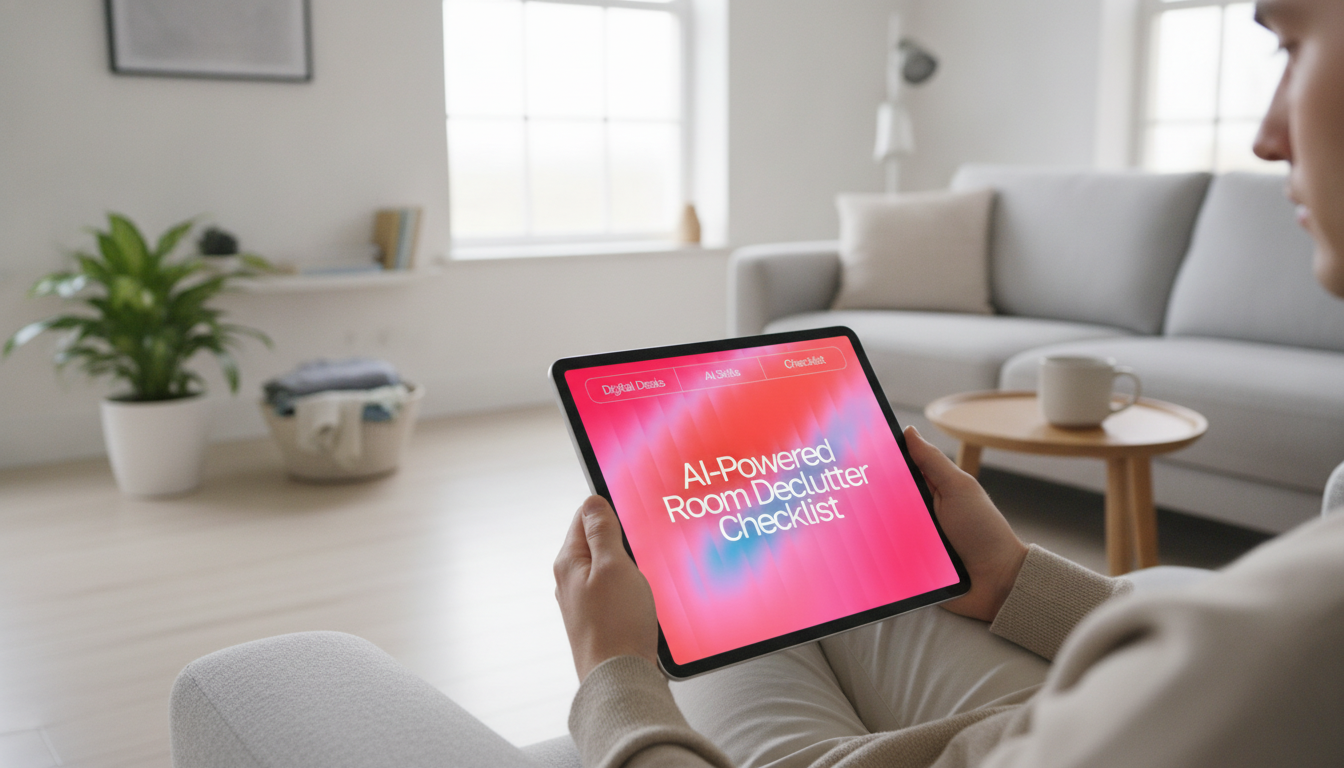 AI Room-by-Room Declutter Checklist for Minimalist Homes