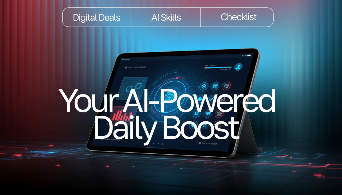 Daily Boost Checklist: Track Energy, Plan Smarter