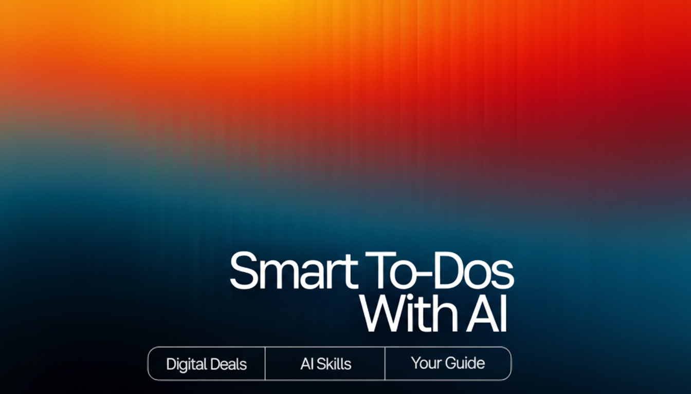 Smart To-Dos with AI: Plan Faster, Prioritize Better
