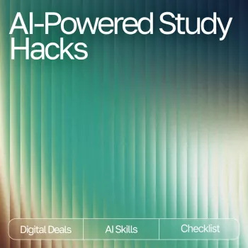 AI Study Checklist: Plan, Practice, Review (Print/Digital)